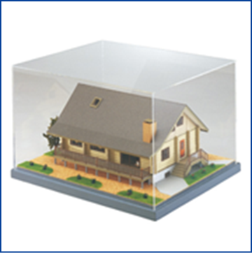 住宅模型用アクリルケース　画像